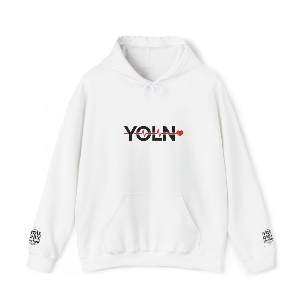 YOLN Heartbeat Unisex Heavy Blend™ Hooded Sweatshirt