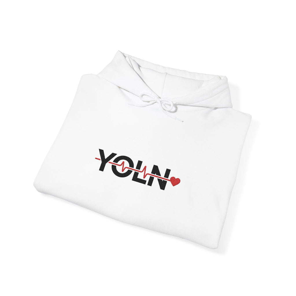 YOLN Heartbeat Unisex Heavy Blend™ Hooded Sweatshirt