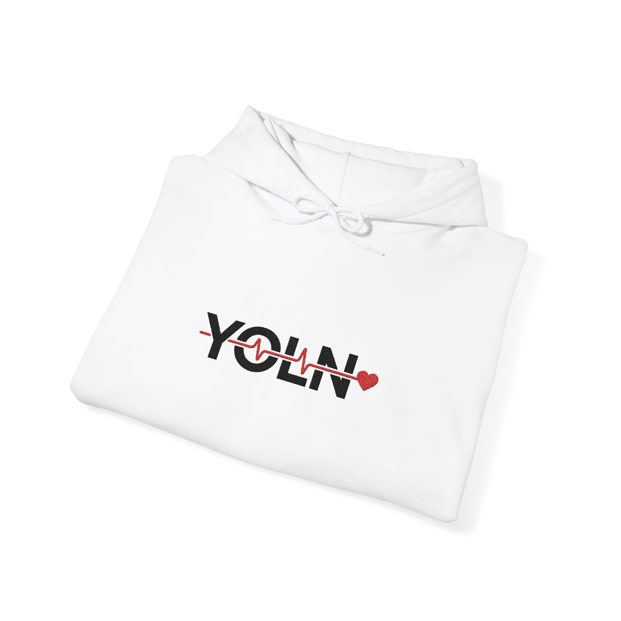 YOLN Heartbeat Unisex Heavy Blend™ Hooded Sweatshirt