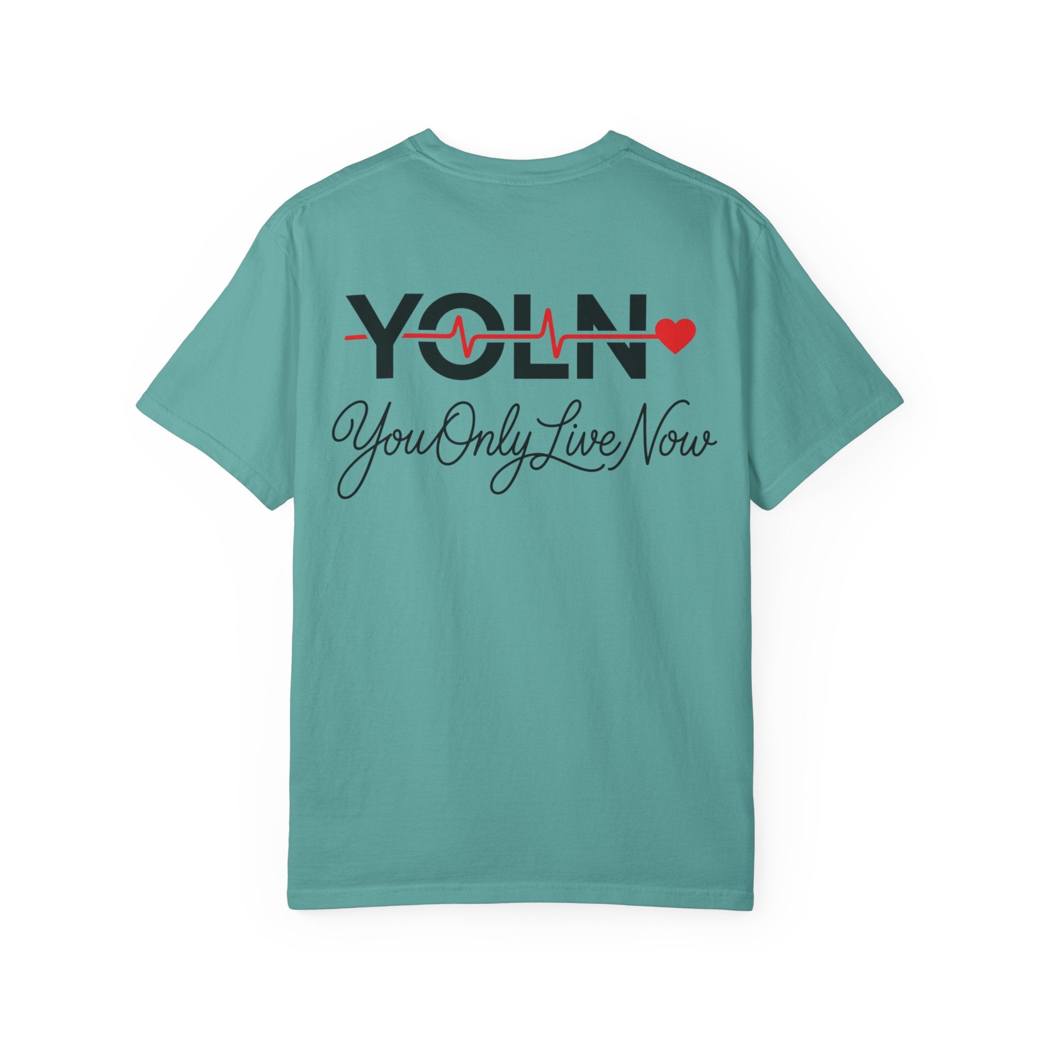 YOLN YOLO Heart T-Shirt (WOMENS) — "You Only Live Now" Graphic Tee