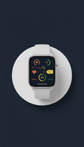 Smartwatch with Brushed Metal Frame