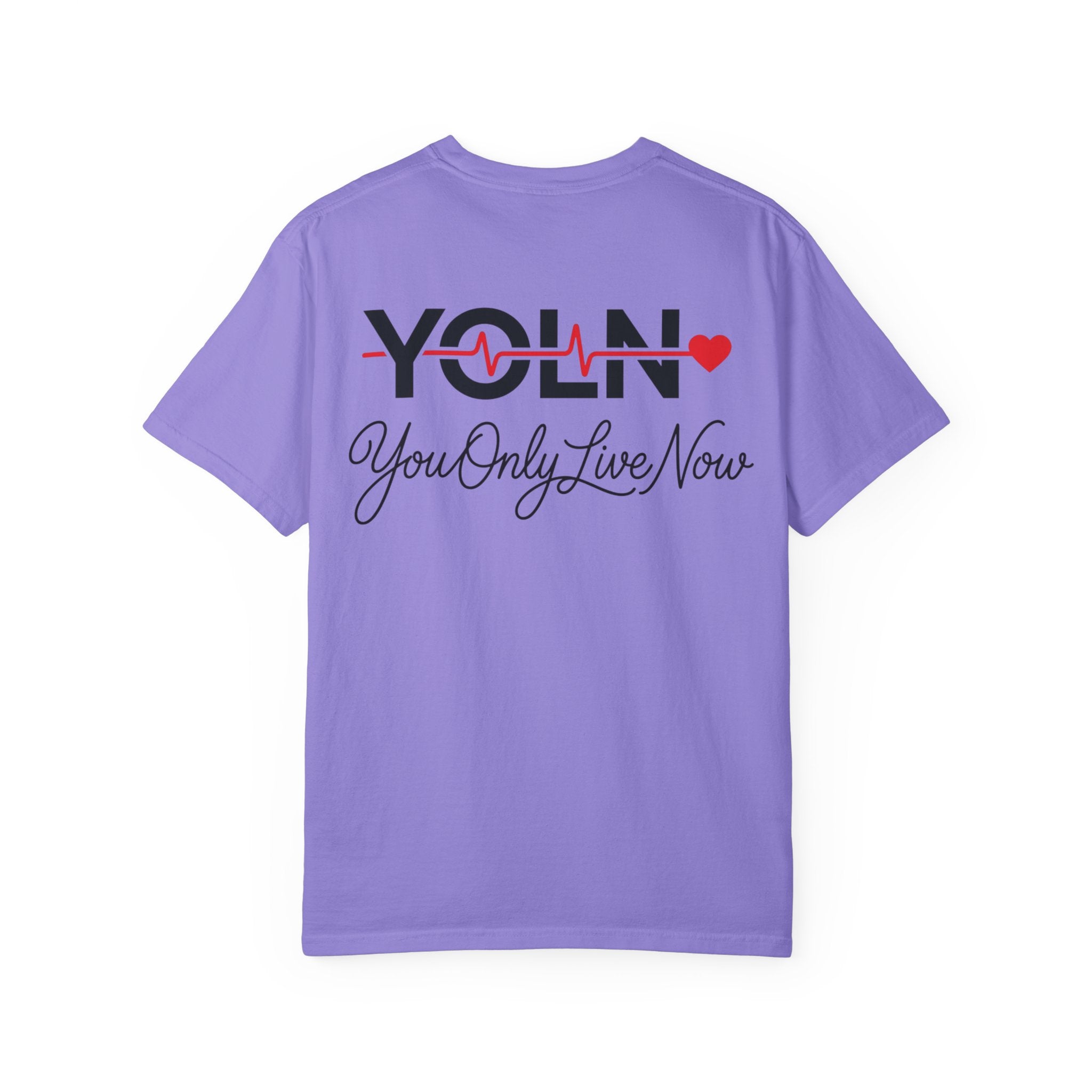 YOLN YOLO Heart T-Shirt (WOMENS) — "You Only Live Now" Graphic Tee