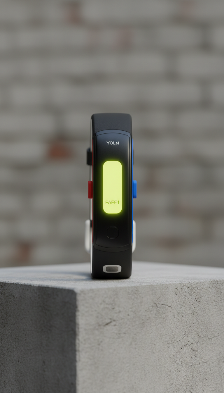 YOLN Smart Fitness Band with Touch Display