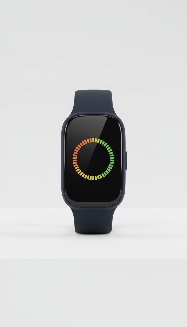 Fitness Tracker with Glass Touchscreen