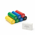 5-pack resistance bands set in multiple colors and resistance levels