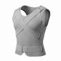 Posture corrector vest with adjustable straps and breathable fabric